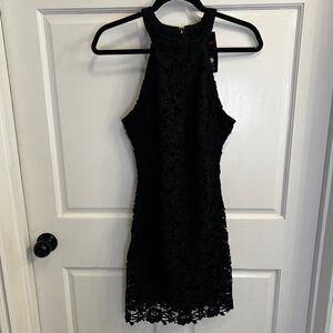 Women's Sujan Black Lace Dress Size L